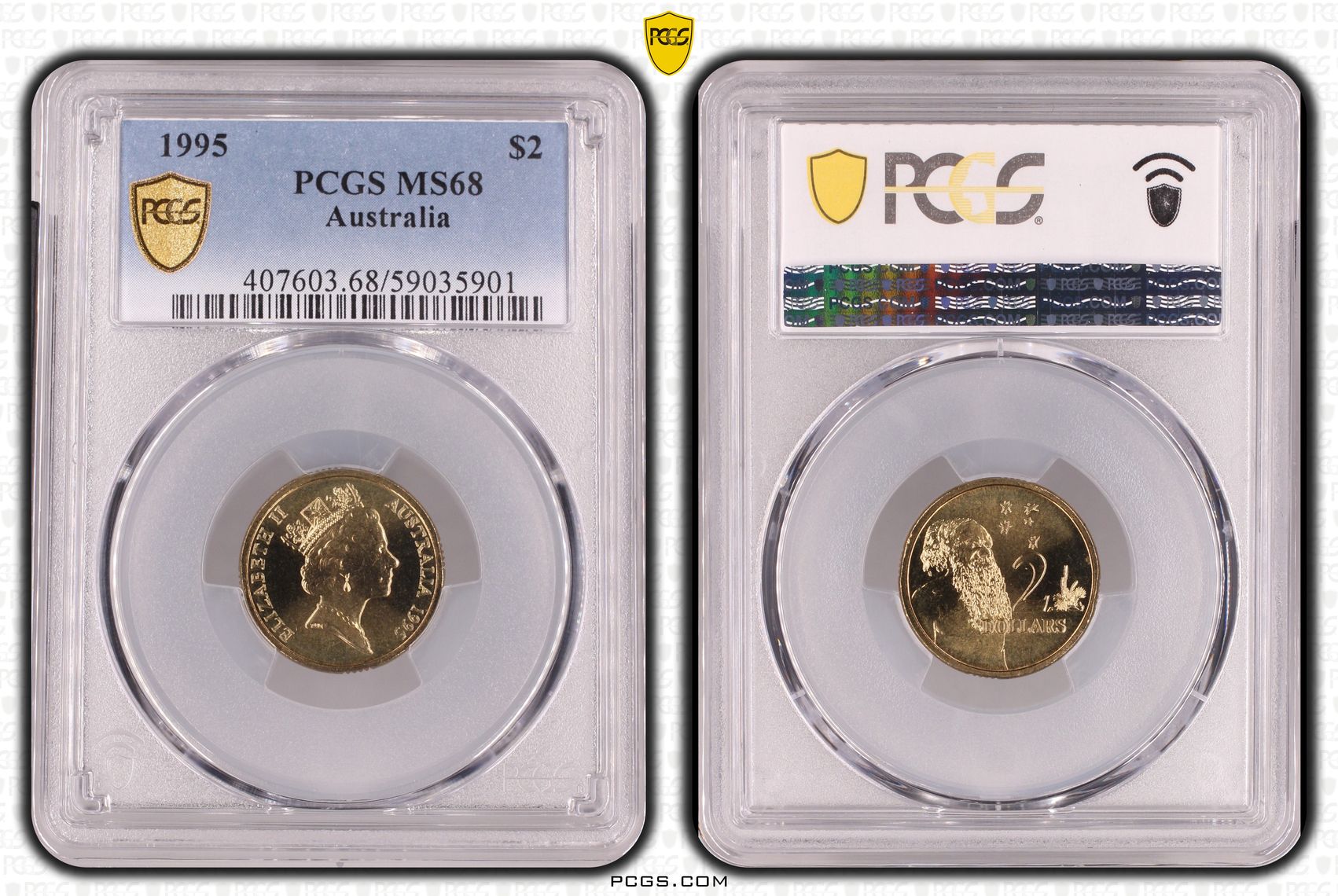 Two Dollar, 1995, PCGS MS68