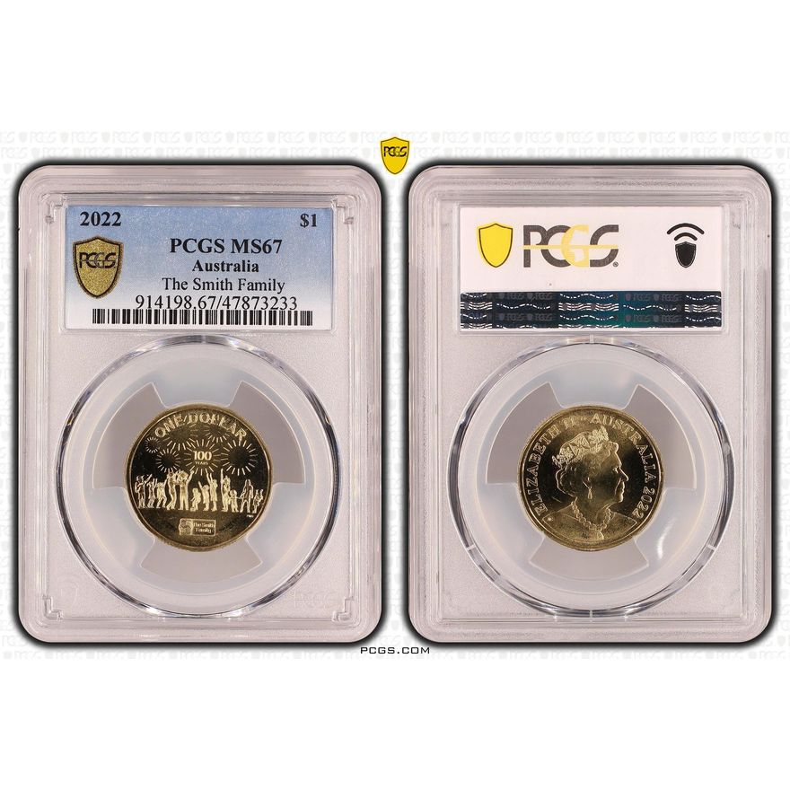The Smith Family, One Dollar, 2022, PCGS MS 67