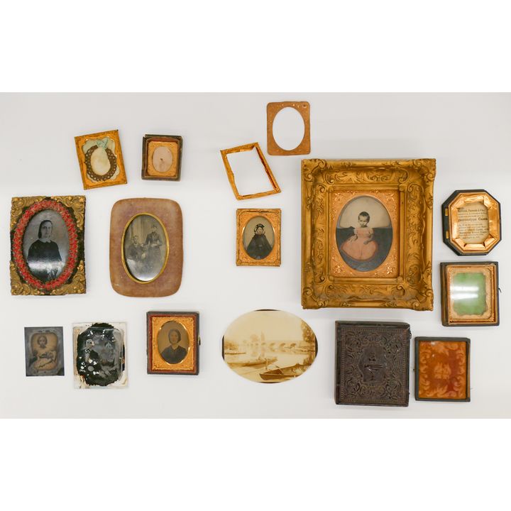 Box Antique Tintype and Ambrotype Photos
