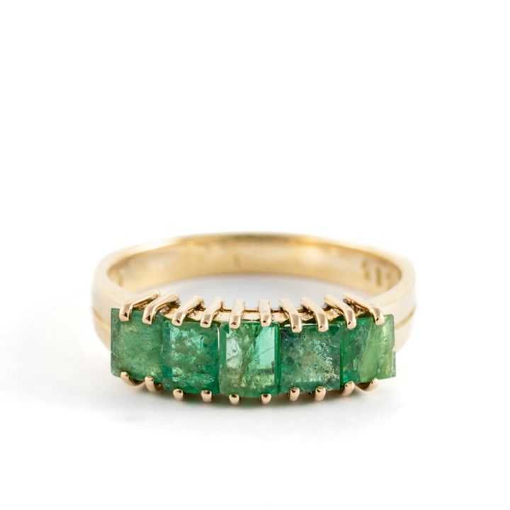 Emeralds 14ct Gold Ring