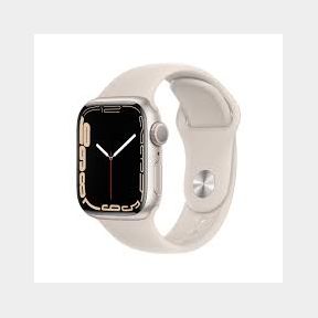 Apple Watch Series 7 GPS Only (41mm) - Starlight Case with Starlight Sport Band-51460/495 B8 (S1)HV