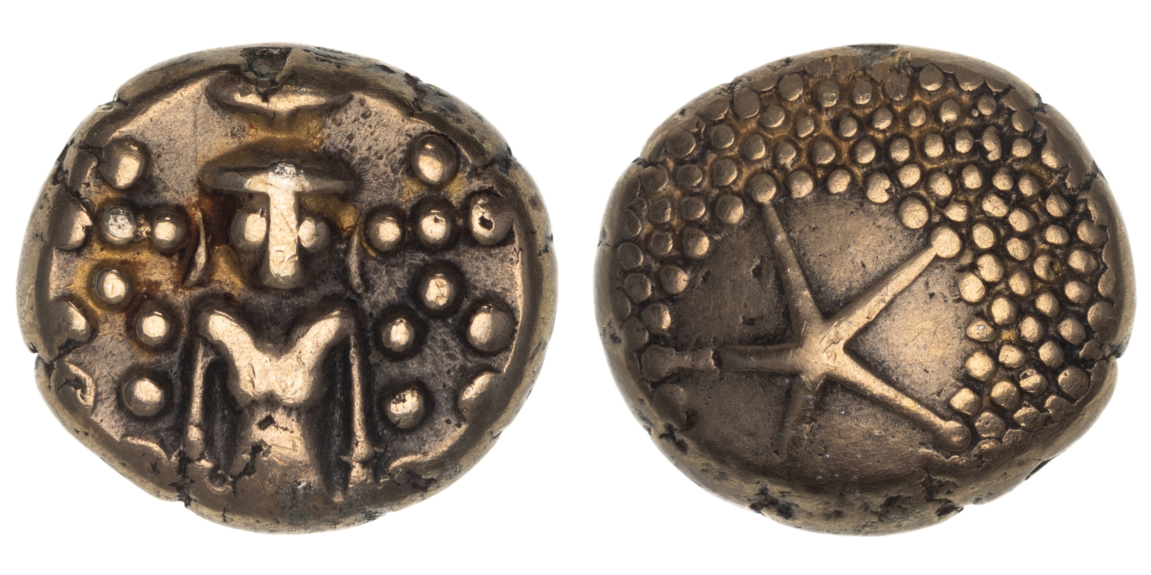 India, Madras Presidency, Star Pagoda, Eight Shillings, 1740 - 1807, VF