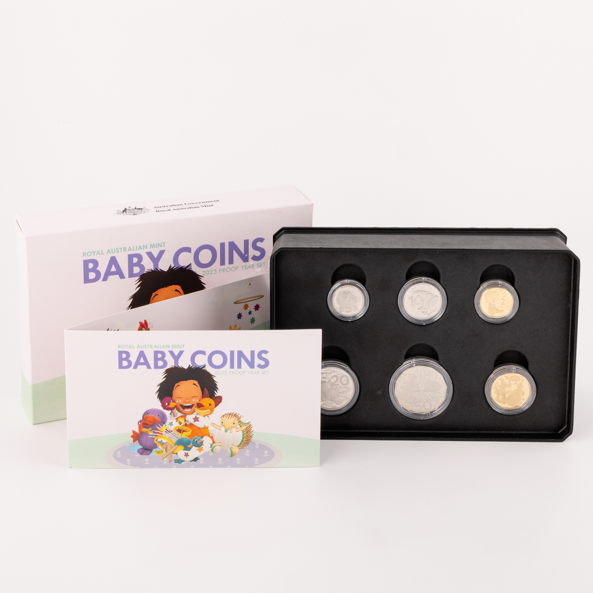 Elizabeth II, Baby Coin Proof Set, 2023,