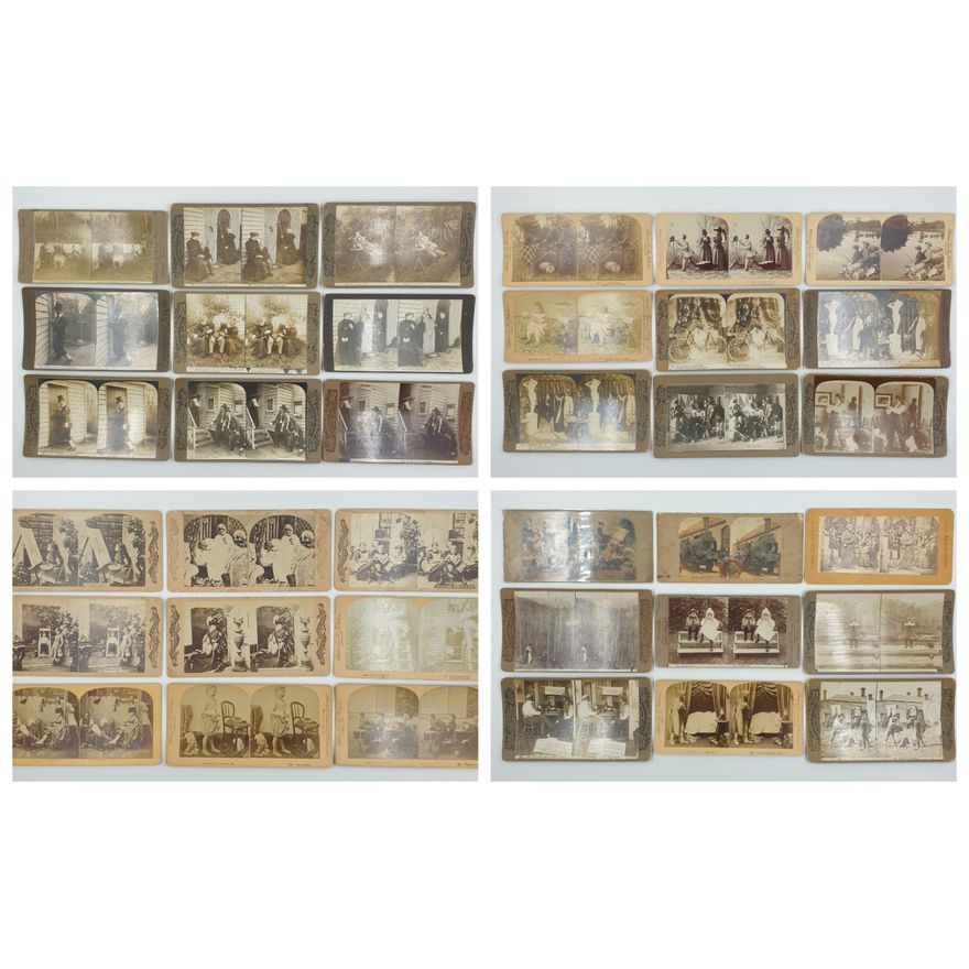 Stereograph Cards - Comical (x36)