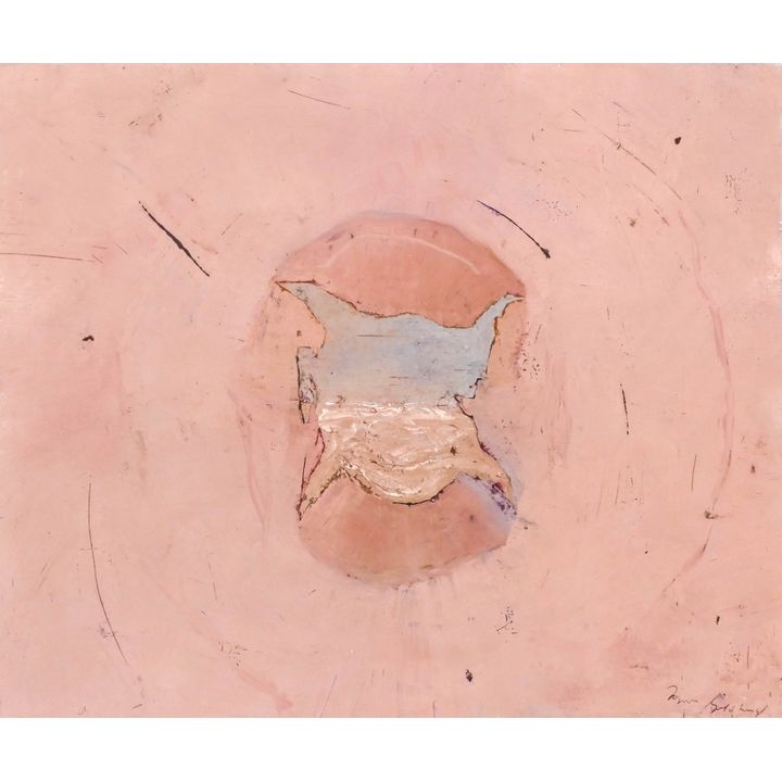 Joseph Goldberg ''Whitecaps'' 1989 Encaustic
