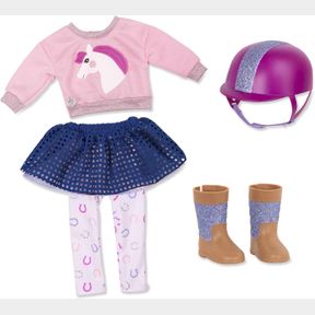 GLITTER GIRLS - GALLOP & GLOW! OUTFIT -14-INCH DOLL CLOTHES - TOYS, CLOTHES & ACCESSORIES FOR GIRLS 3-YEAR-OLD & UP, INCLUDES SWEA