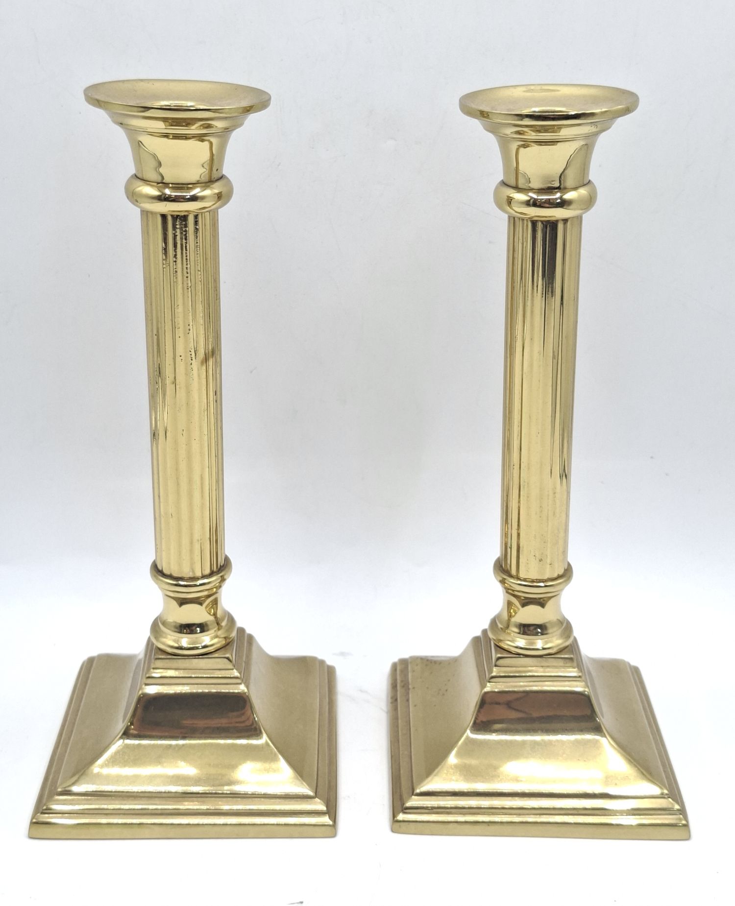 Pair Of Brass Candlesticks