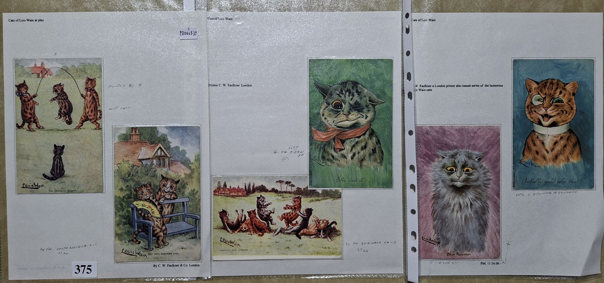 Louis Wain Postcards