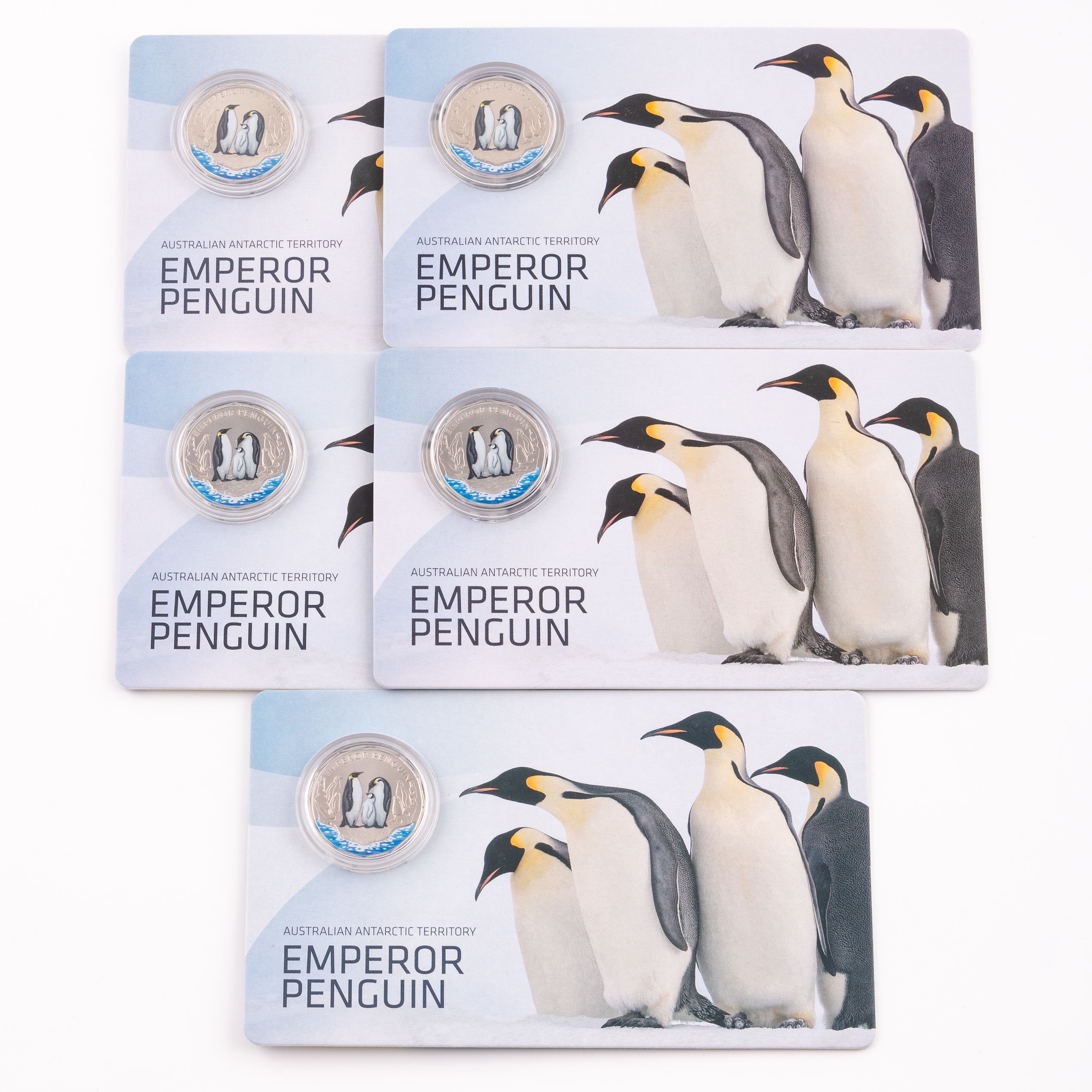 Elizabeth II, Australian Antarctic Territory - Emperor Penguin, Fifty Cents, 2023, UNC