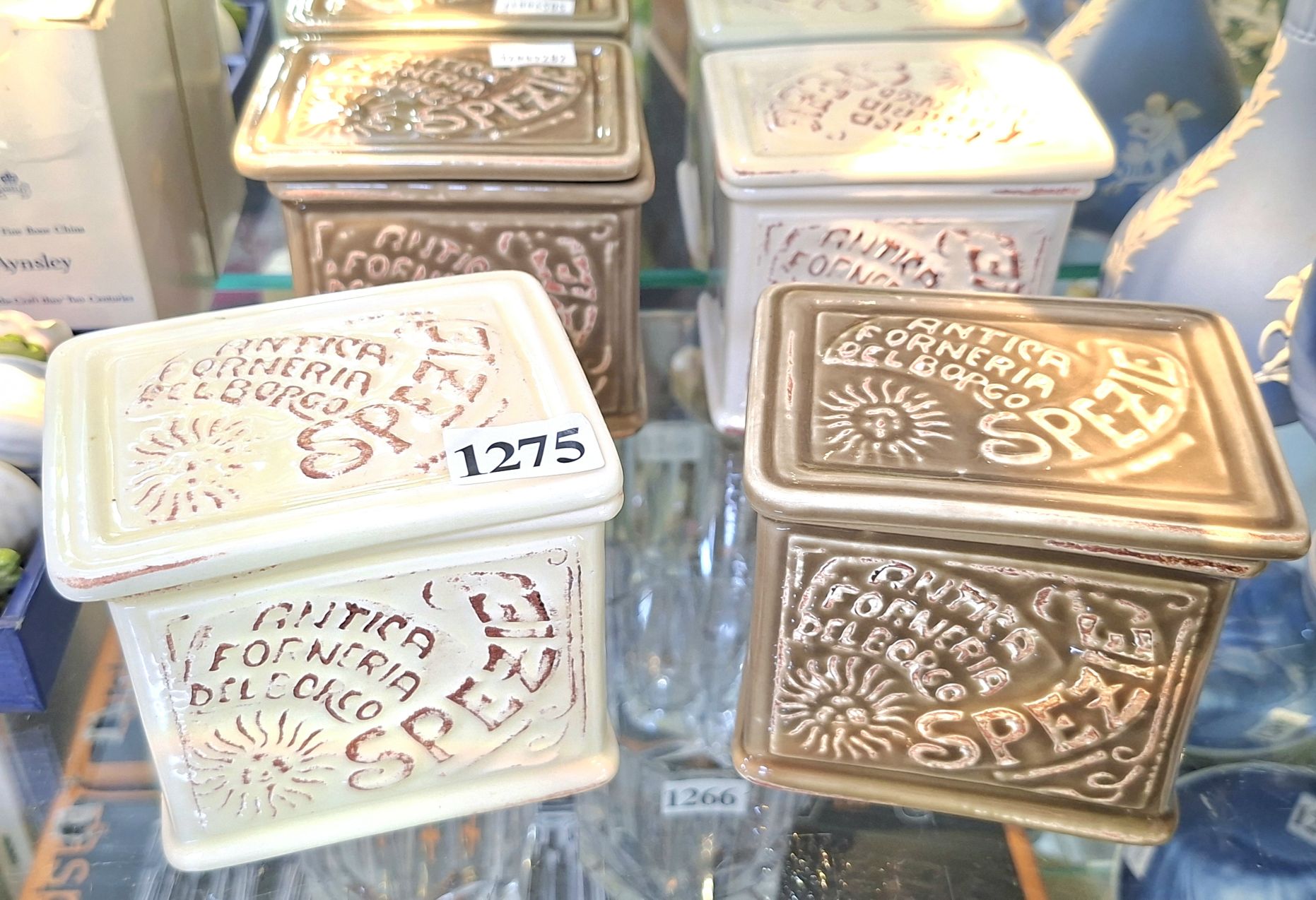1275 · VIRGINIA CASA LIDDED CANISTERS
