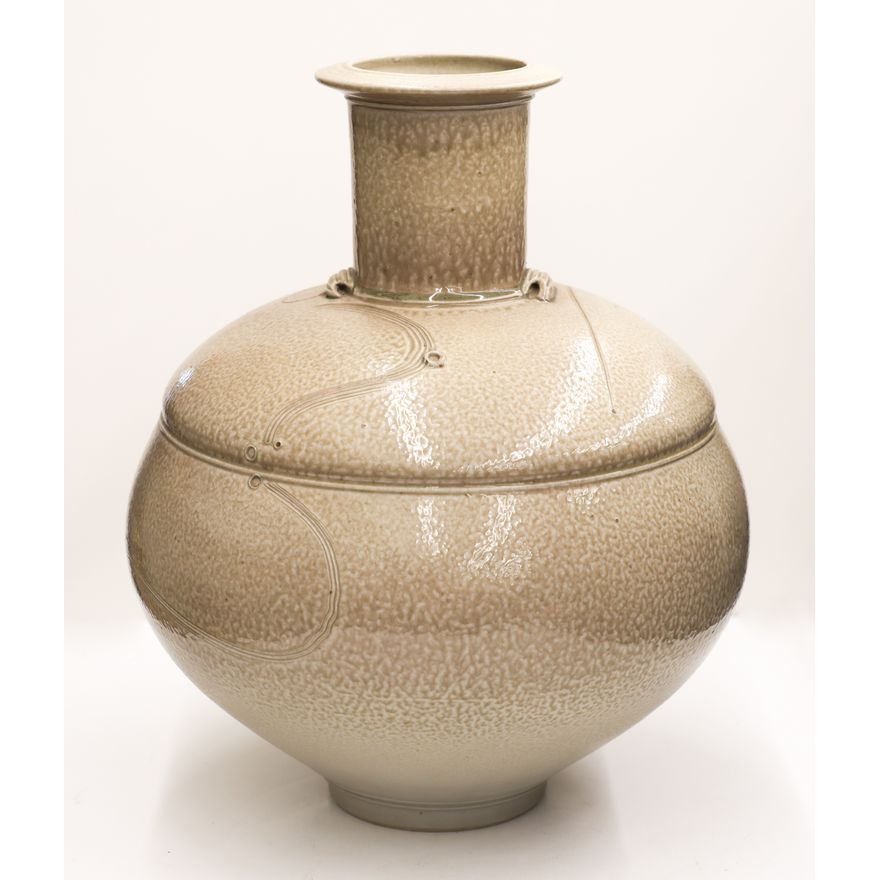 Tom Coleman Large Ash Glazed Vessel