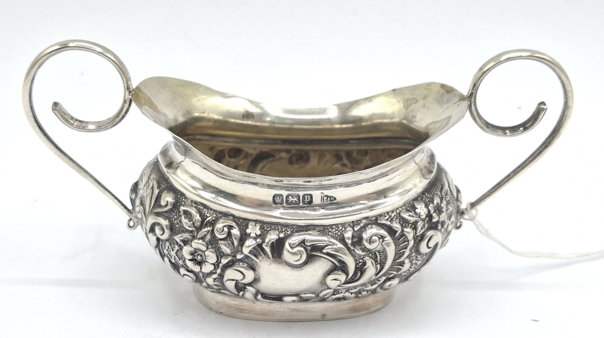 STERLING SILVER SUGAR BOWL 1921