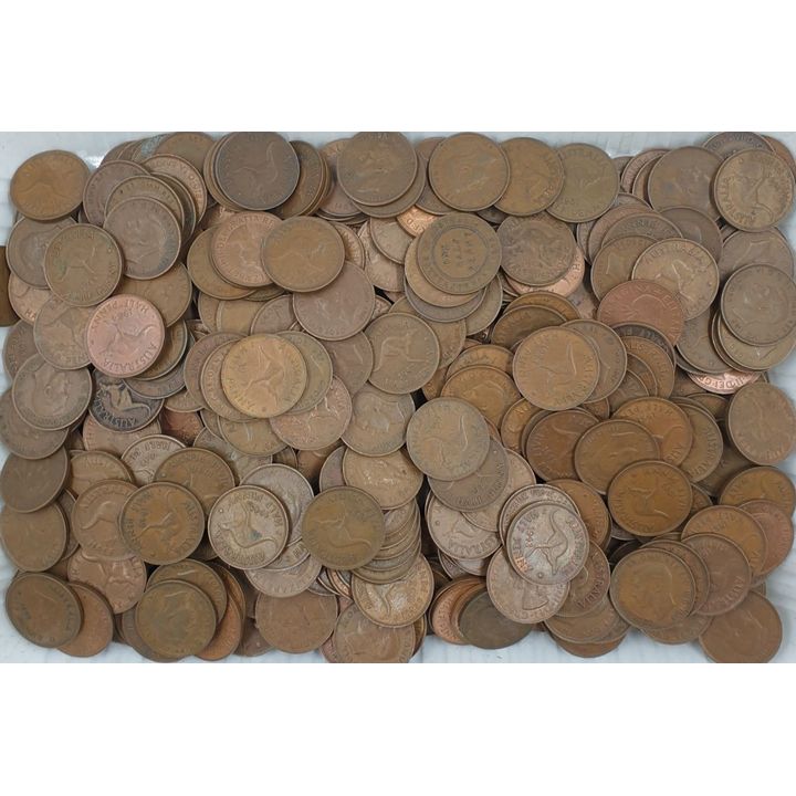Aus. Half Pennies - Approx 2.4kg