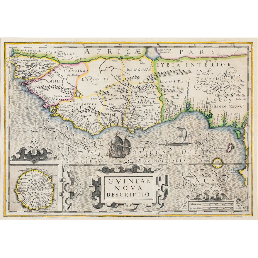 Jodocus Hondius | Guineae nova descriptio