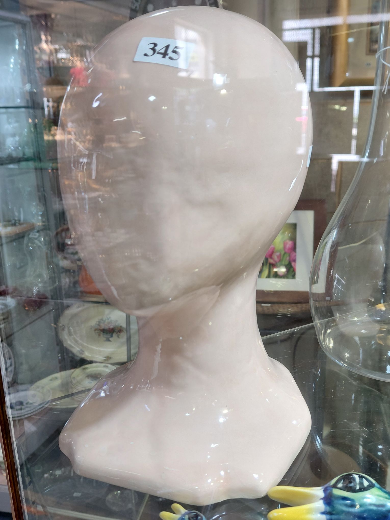 345 · PORCELAIN HAT STAND