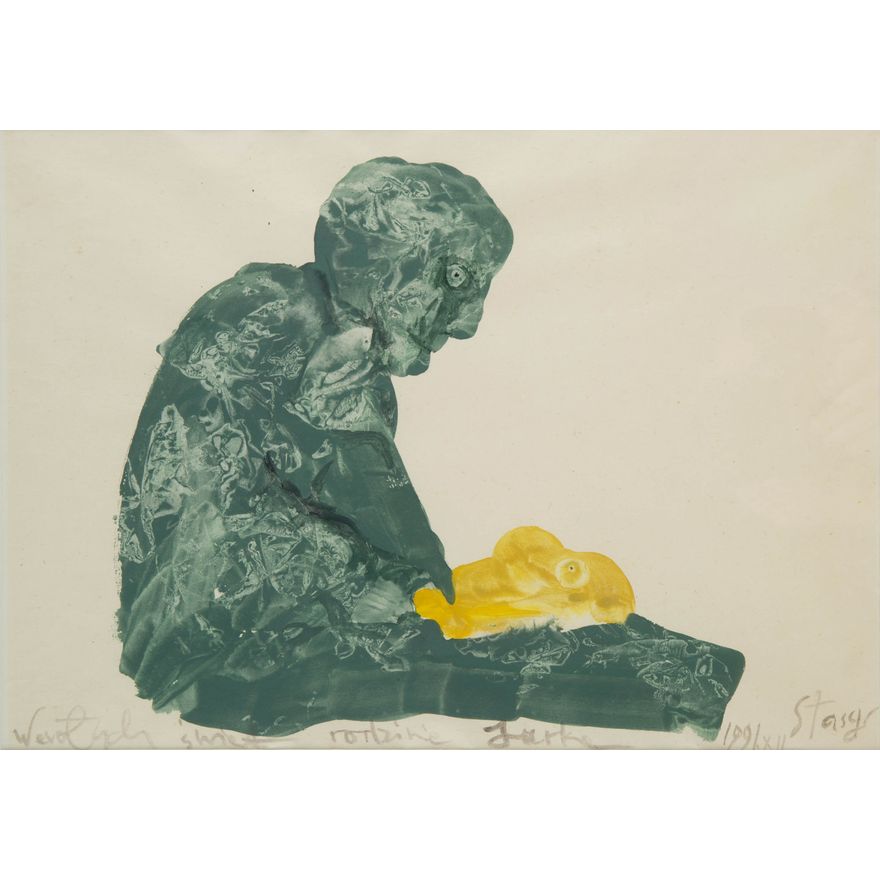 Stasys Eidrigevicius | Wesołych Świąt, 1991