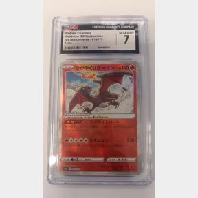 GRADED RADIANT CHARIZARD POKEMON CARD JAP GRADED CGC 7 - 51510/2568