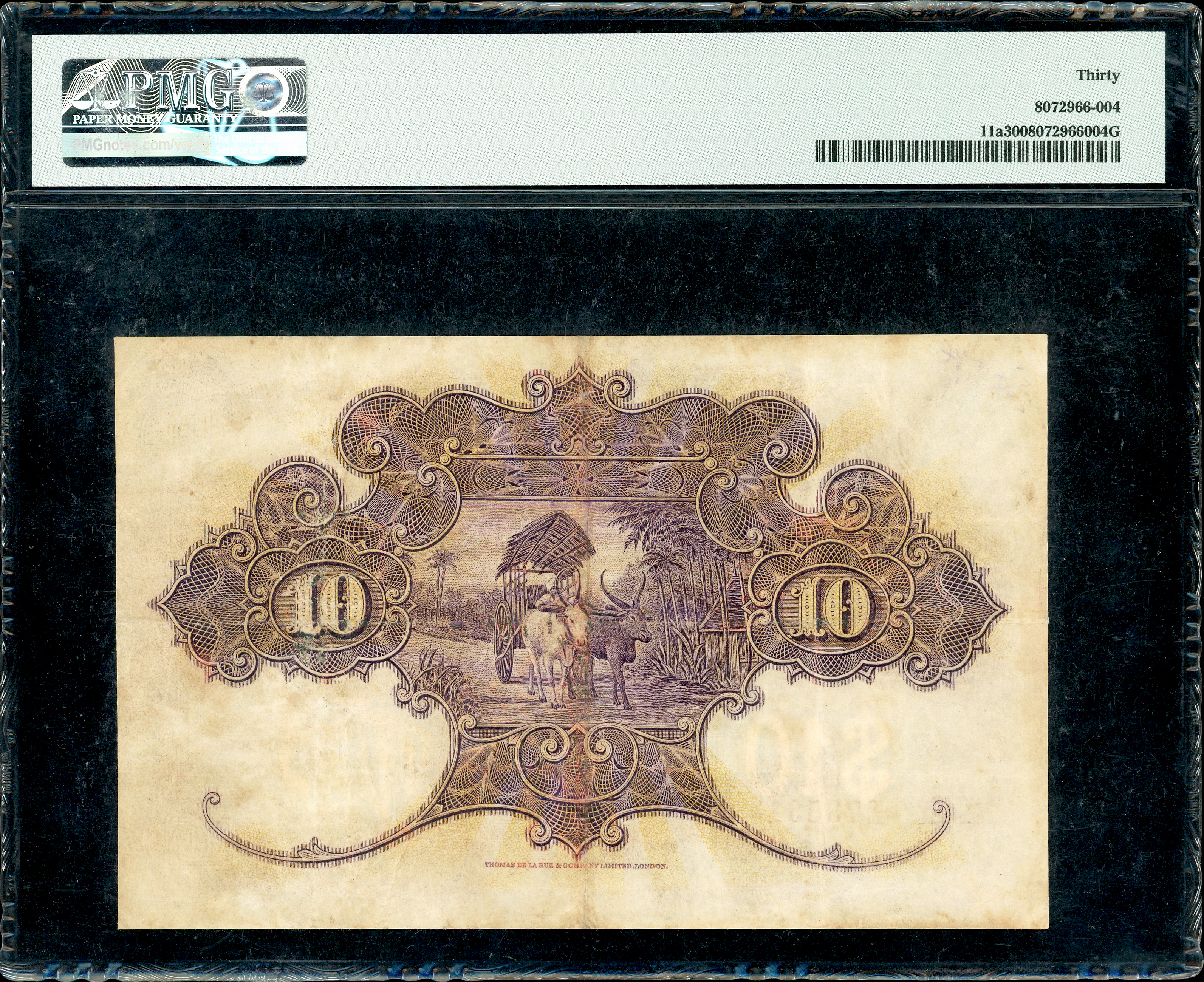Straits Settlements, $10, 1925, PMG 30 | TRIGOMETRIC SDN. BHD.