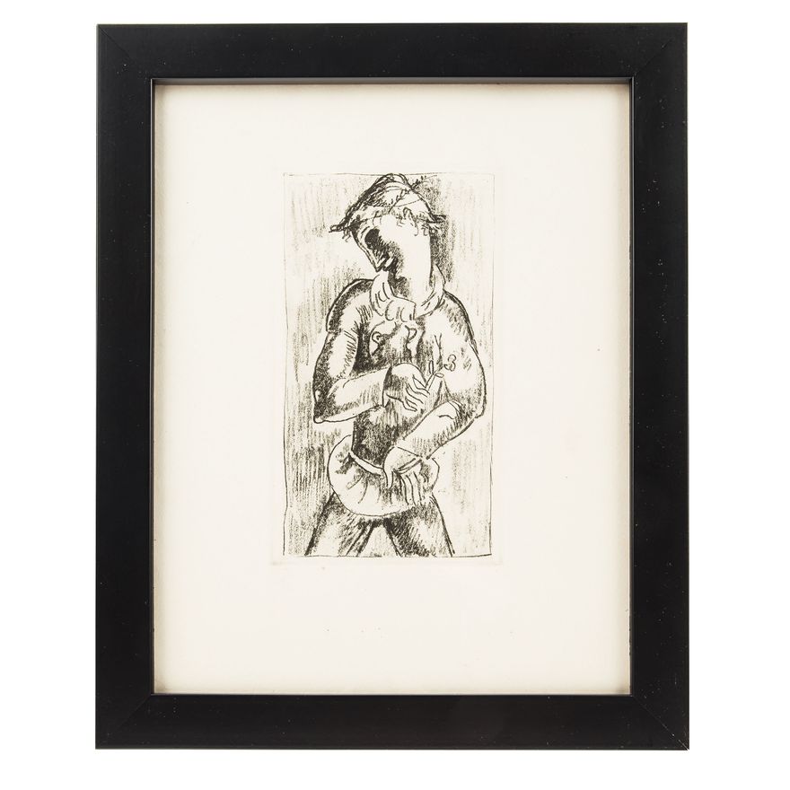 Eugeniusz Zak | Młodzieniec z kwiatkiem, z La Porte Lourde, Paryż, 1929 r.