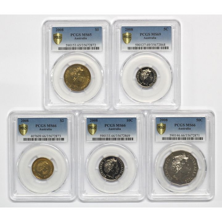 Elizabeth II, Mint Set, 2008, Accumulation
