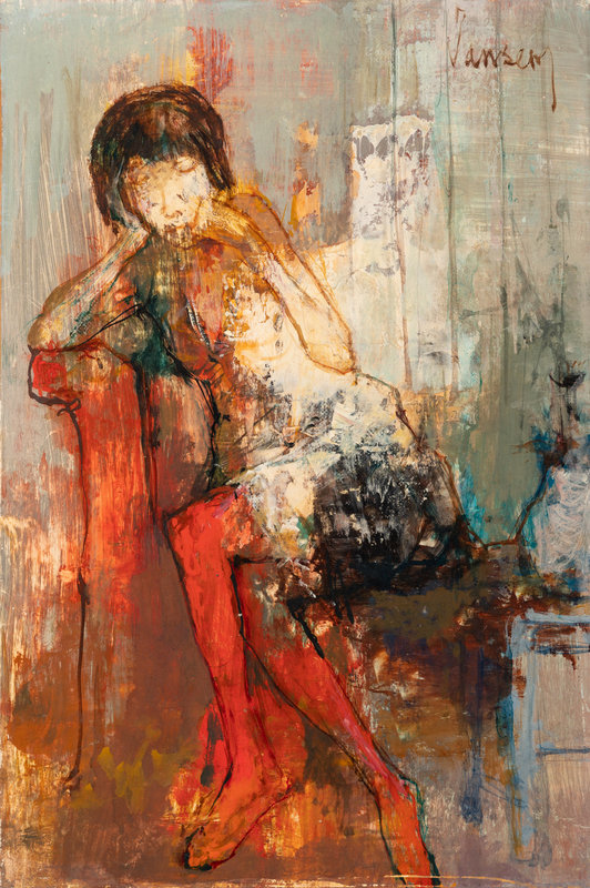 Jean Jansem
(French, 1920-2013)
Les Bas Rouges