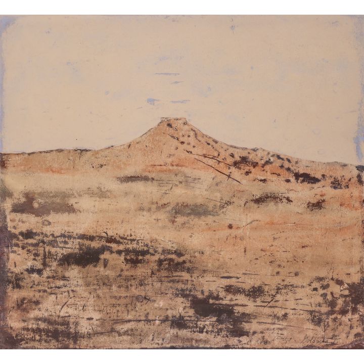 Joseph Goldberg ''Signal Peak'' 1975 Oil