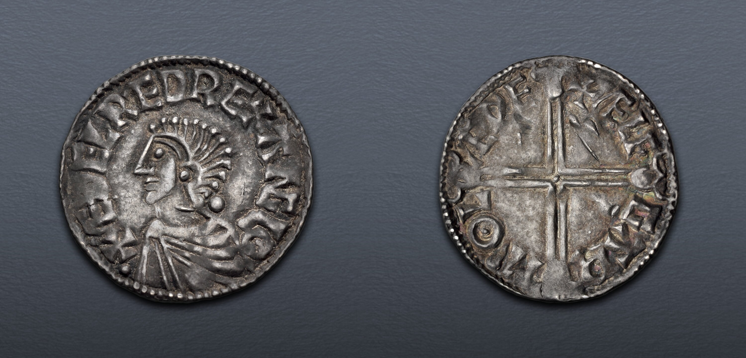 ANGLO-SAXON, Kings of All England. Æthelred II. 978-1016. AR Penny ...