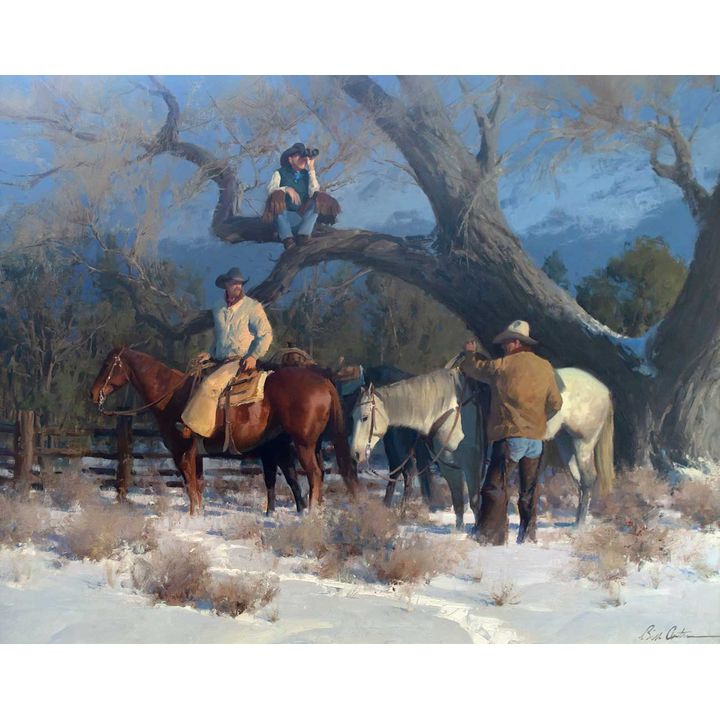 Tracking the Big Bull by Bill Anton (1957- )