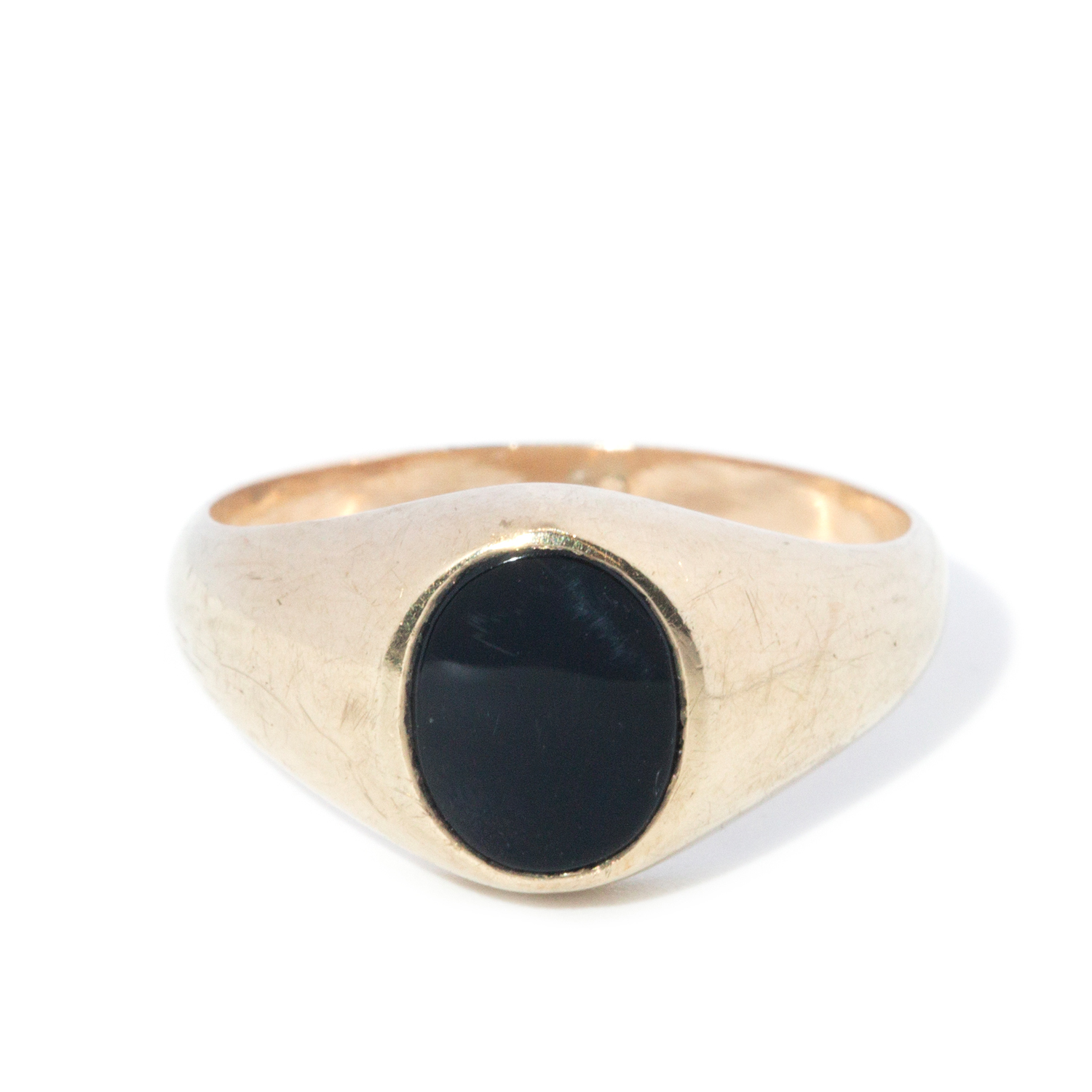 9ct Gold Onyx Signet Ring