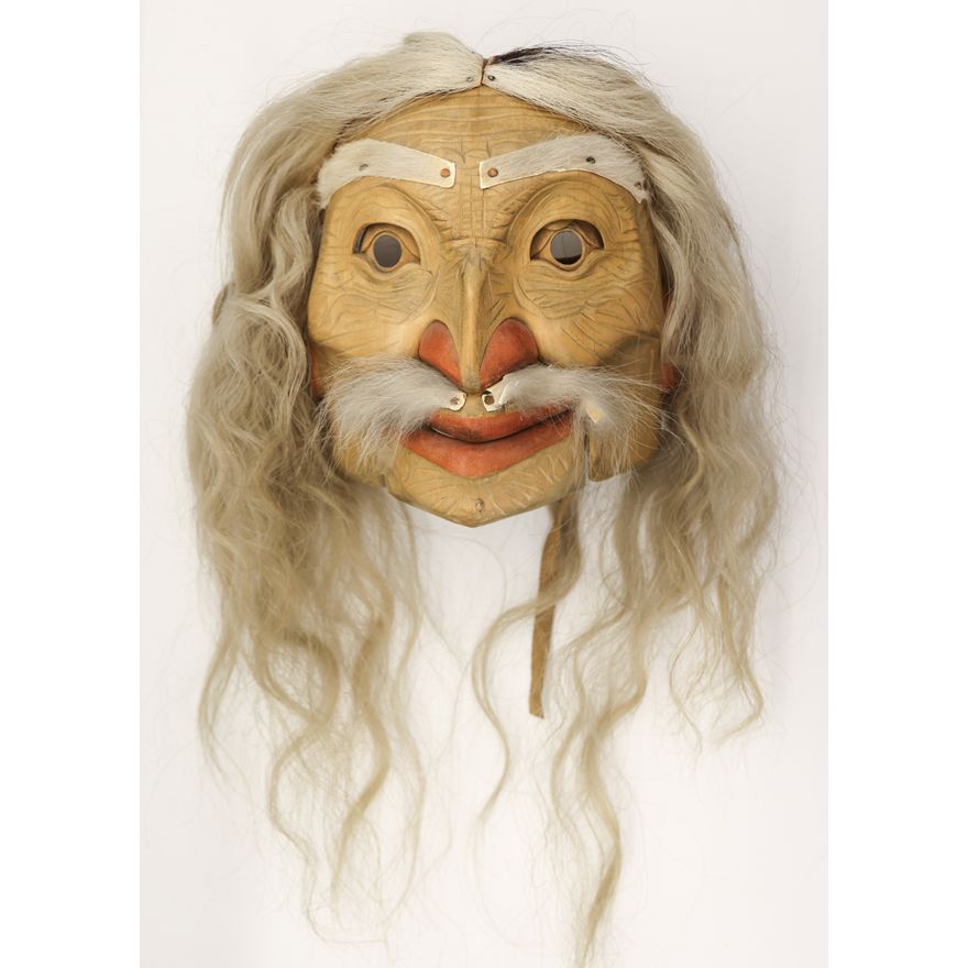 Duane Pasco ''Elder Portrait'' 1970's Cedar Mask