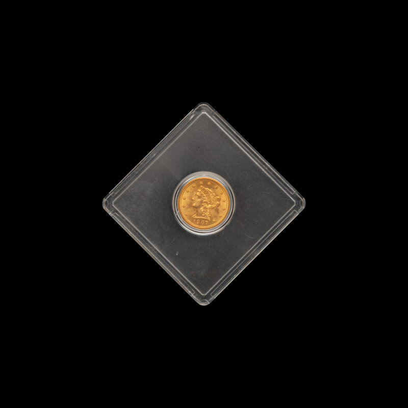A 1907 Liberty Head $2.50 Gold Coin