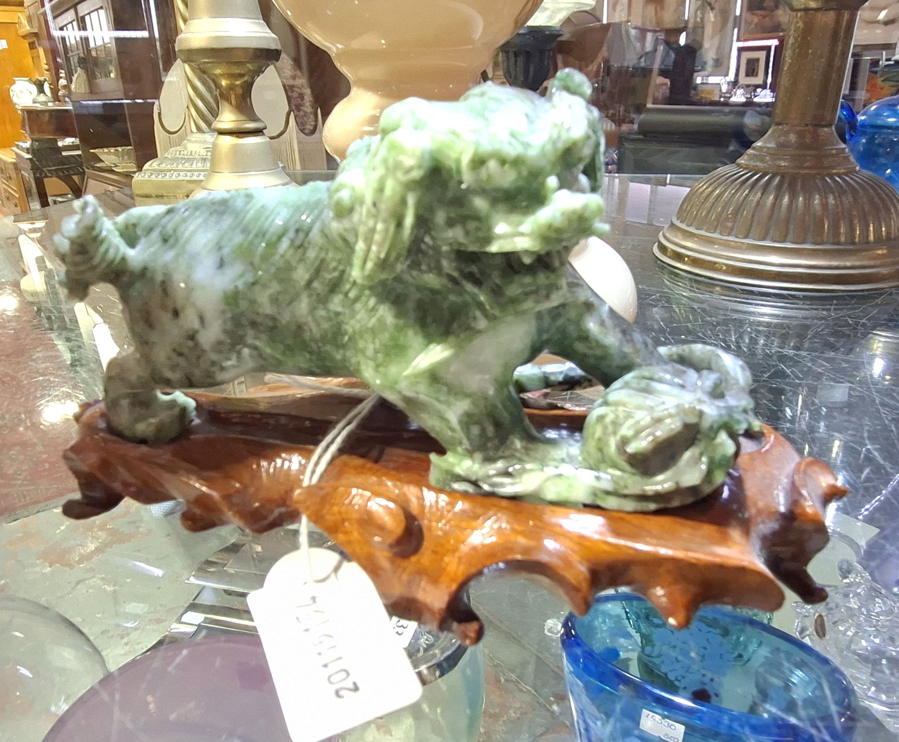 1334 · CARVED JADE DOG OF FOO