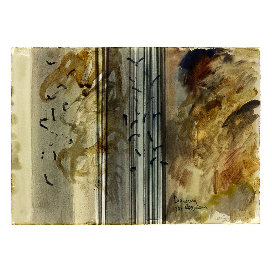 Ralph Hotere 'Drawing for Requiem'