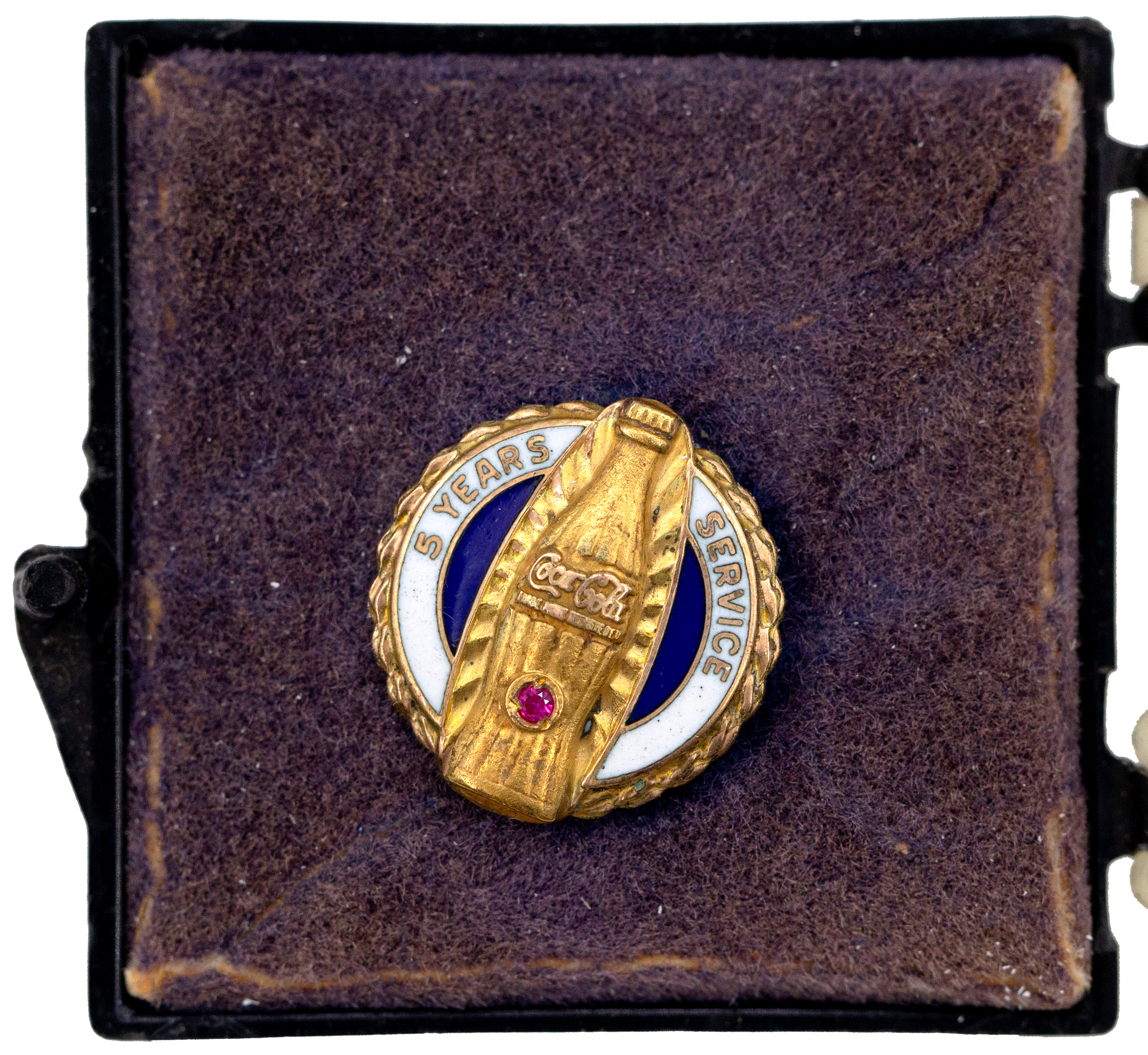 10ct Gold Long Service Employee's Pin