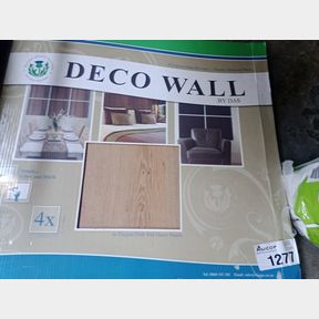 DECO WALL - 4 X ELEGANT DAS WALL DECOR PANELS - OAK