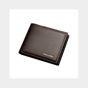 Baellerry Mens PU BiFold Wallet (NOT A LEATHER WALLET)- Dark Coffee-50582/2220 B6(s5)