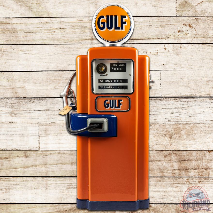 Wayne 100A Gas Pump Restored Gulf