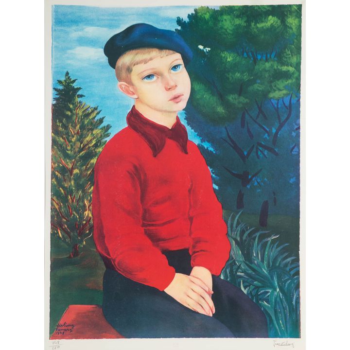 Mojżesz Kisling | Chłopiec w berecie