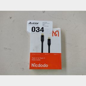 MCDODO USB 3.1 GEN 2 CABLE 10 GBPS ( USB 3.2 GEN 2X1 100W) USB C - TYPE C