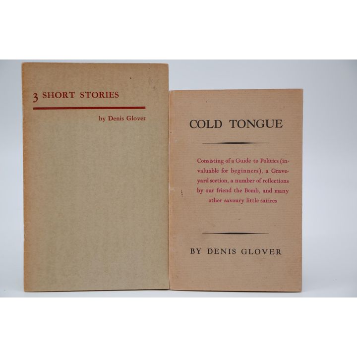 GLOVER, DENIS [association copy] - Cold Tongue