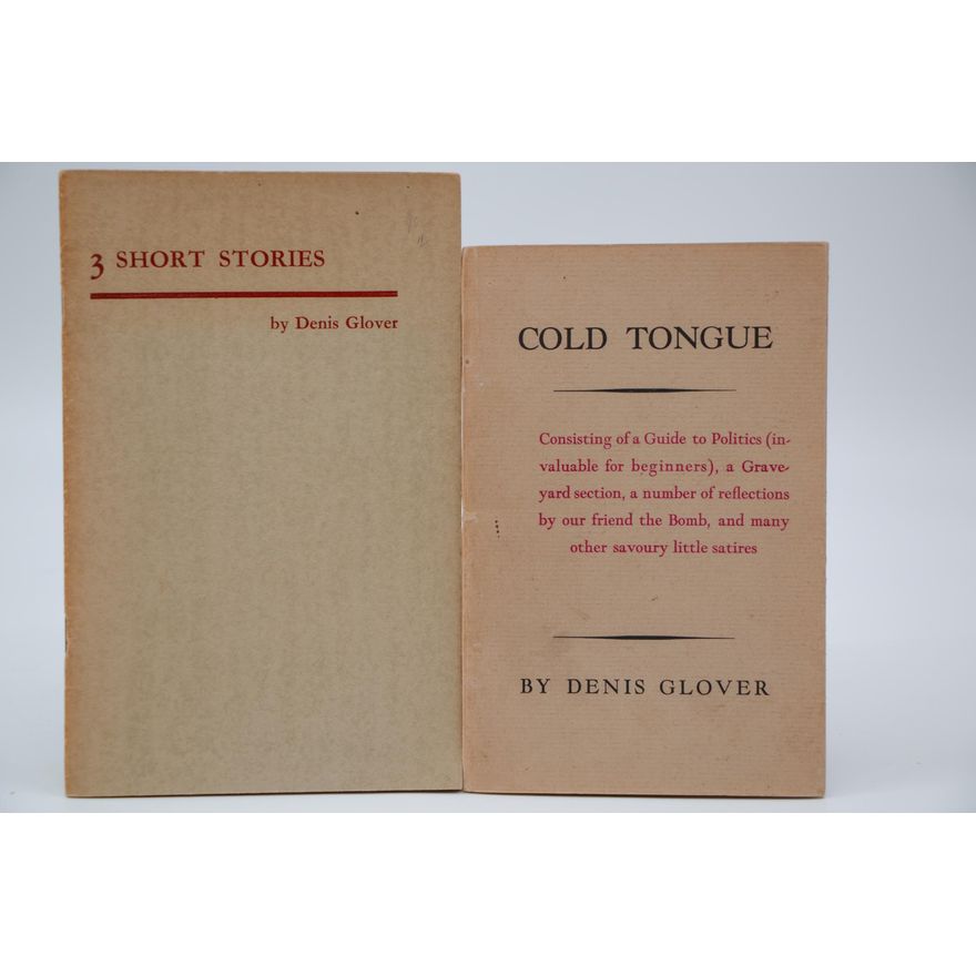 GLOVER, DENIS [association copy] - Cold Tongue