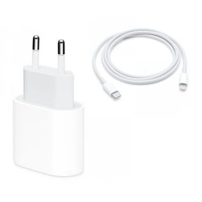 iPhone Fast Charger Kit 20W PD Adapter 1m USB C to Lightning Cable |