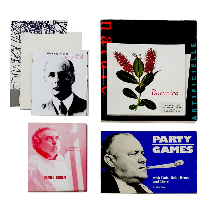 A Collection of Art Booklets and Brochures