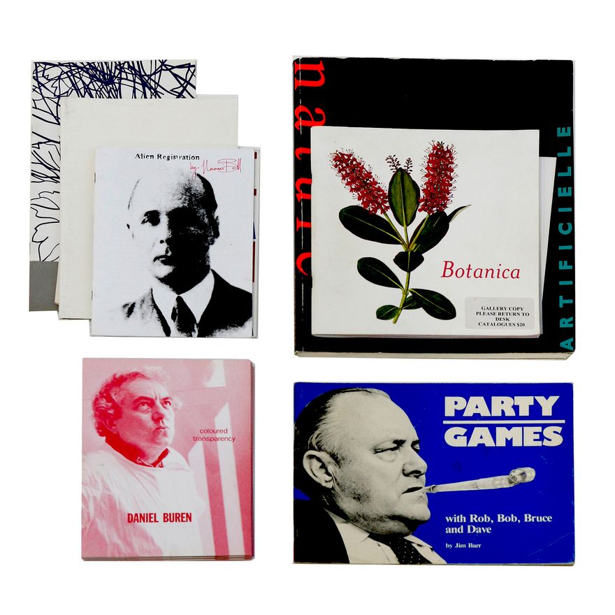 A Collection of Art Booklets and Brochures
