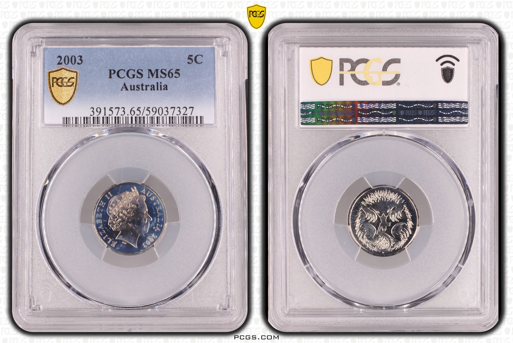 Five Cent, 2003, PCGS MS65