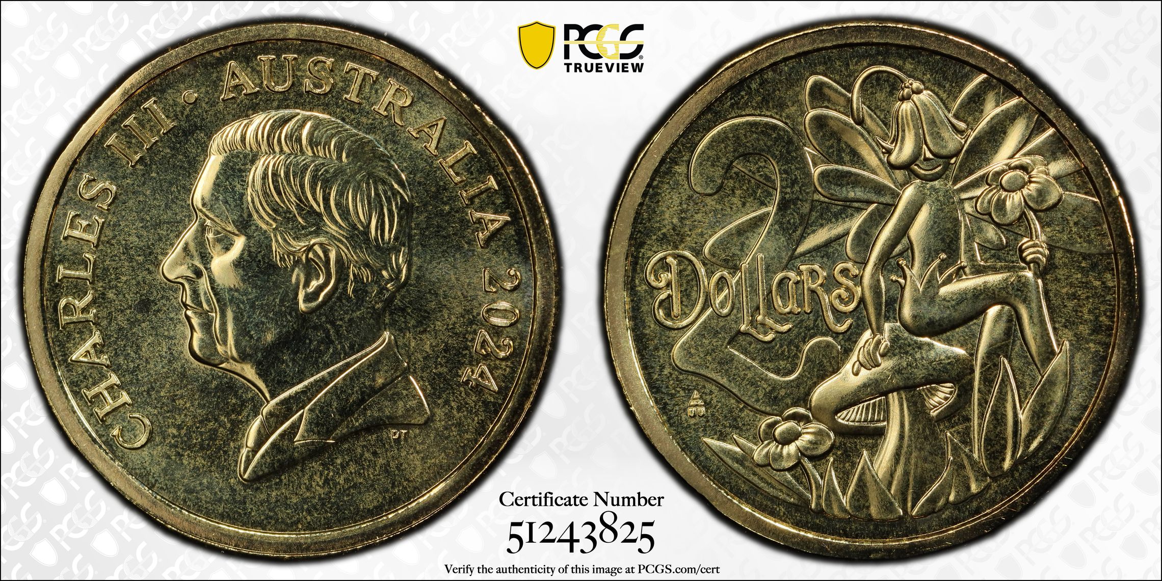 Tooth Fairy, Two Dollar, 2024, PCGS MS69