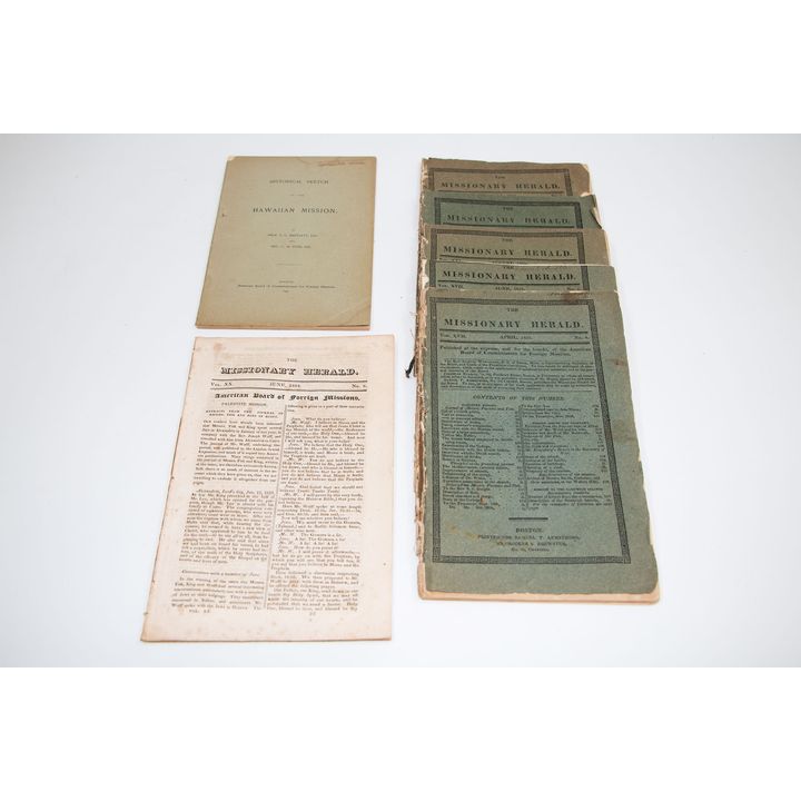BARTLETT, PROF S. C, & HYDE REV. C.M  [2 items] - Historical Sketch of the Hawaiian Mission