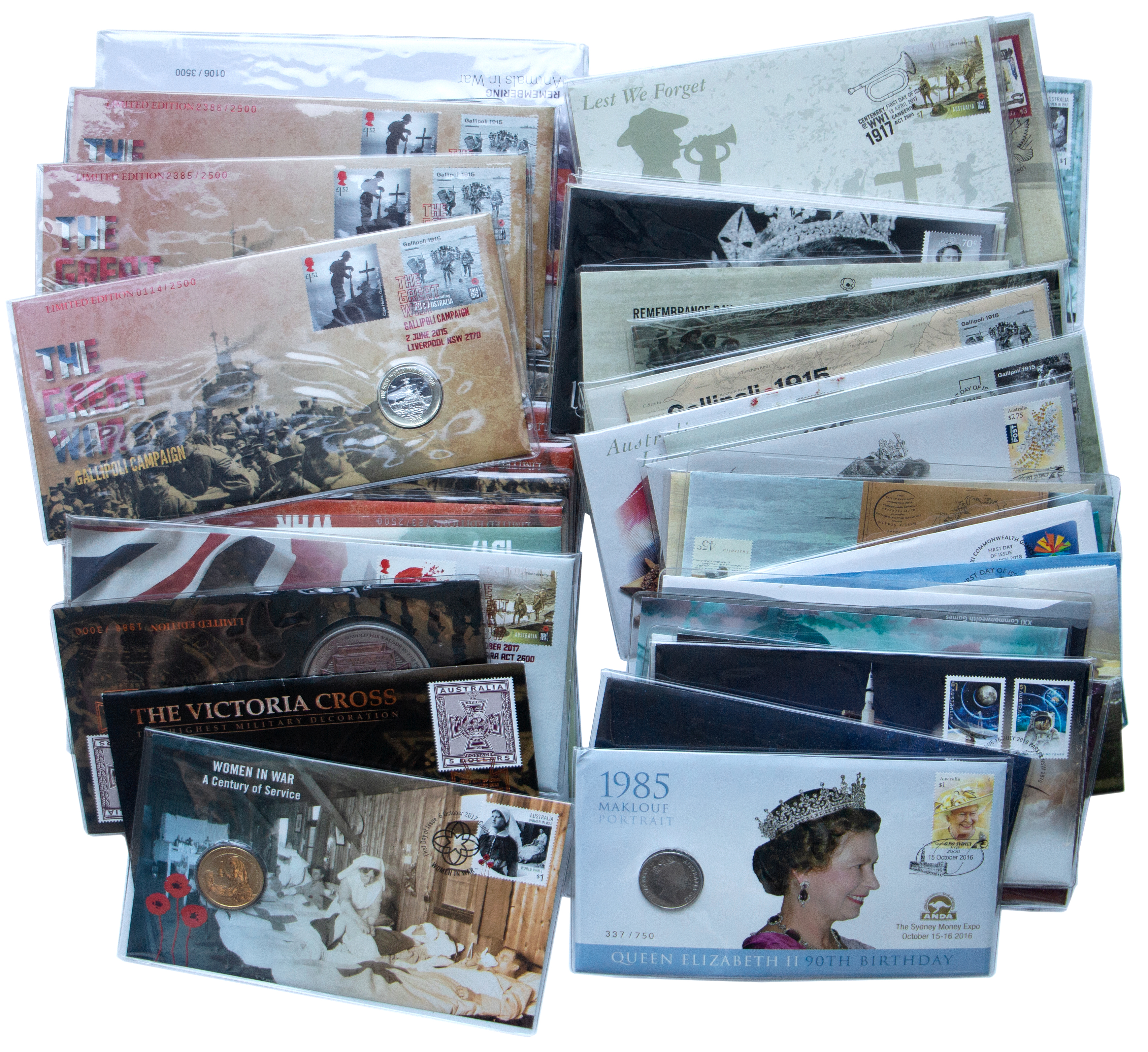 Elizabeth II, PNCs, Accumulation, UNC