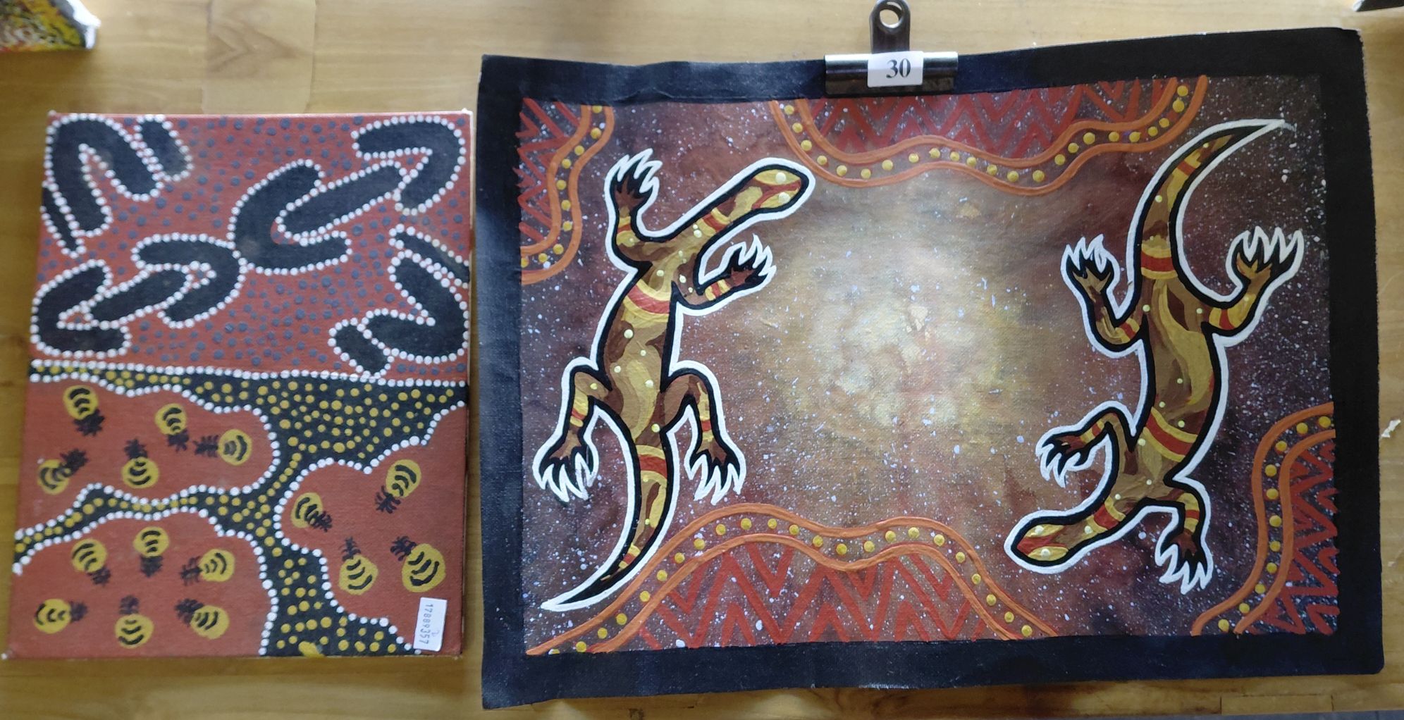 30 · TWO ABORIGINAL ARTWORKS