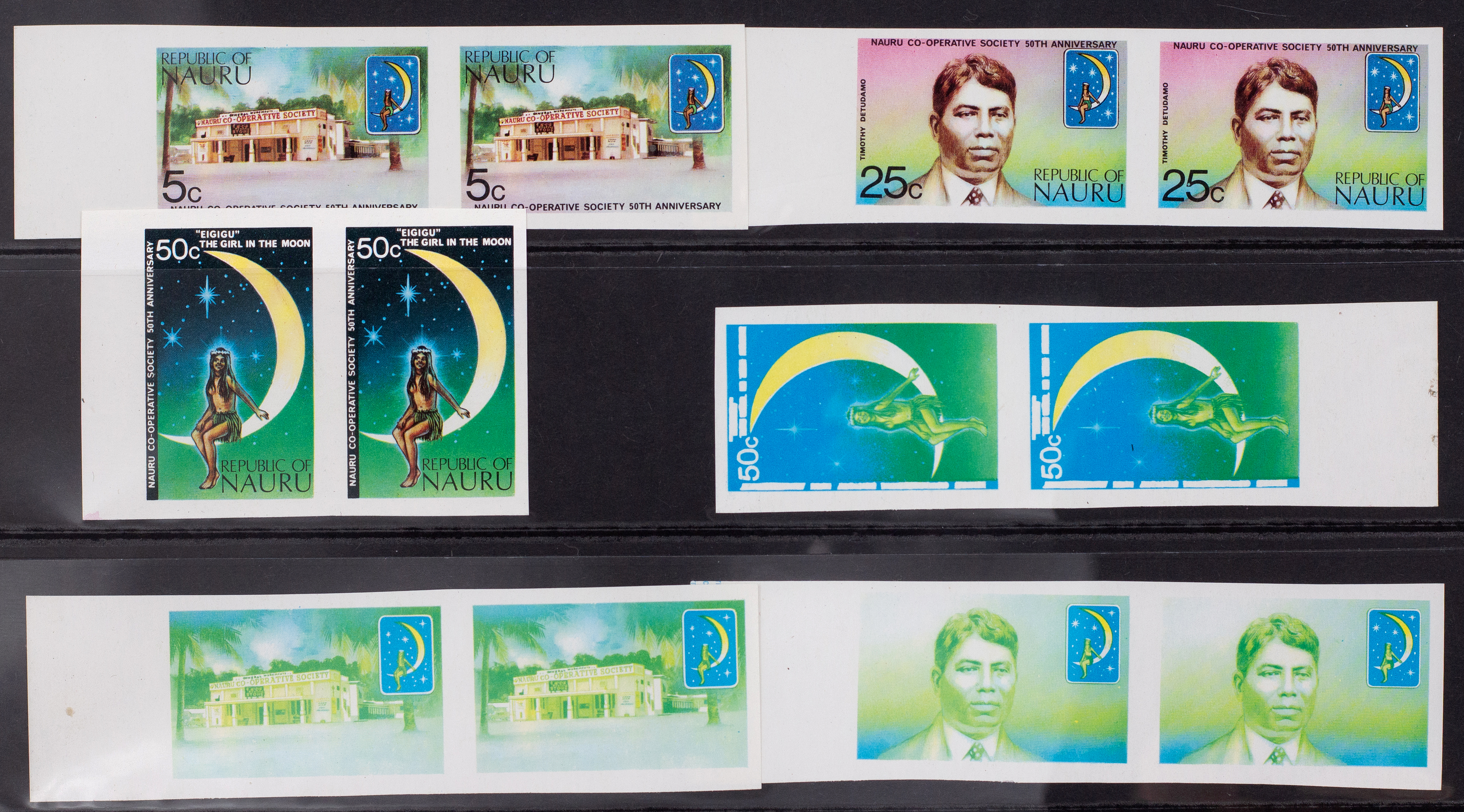 Nauru, Proof Pairs, 1973, Fine